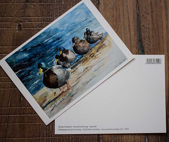 Postkarten von unseren Aquarellen