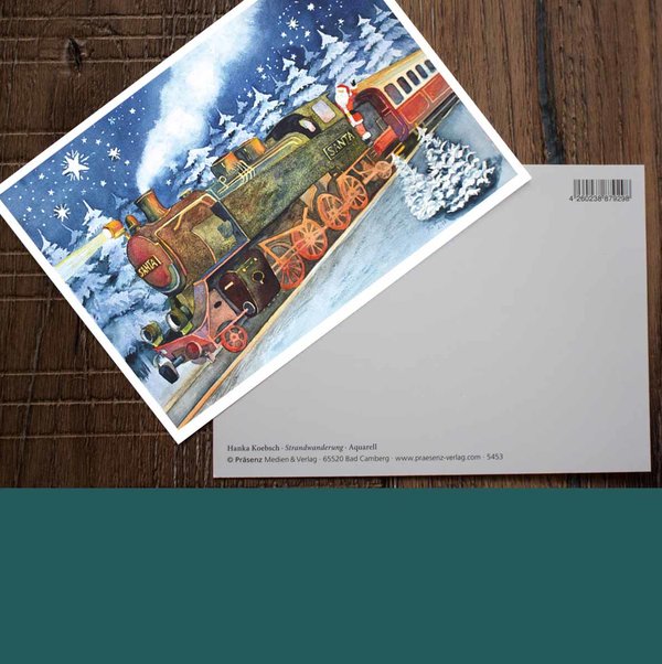 Weihnachtskarten als Postkarten
