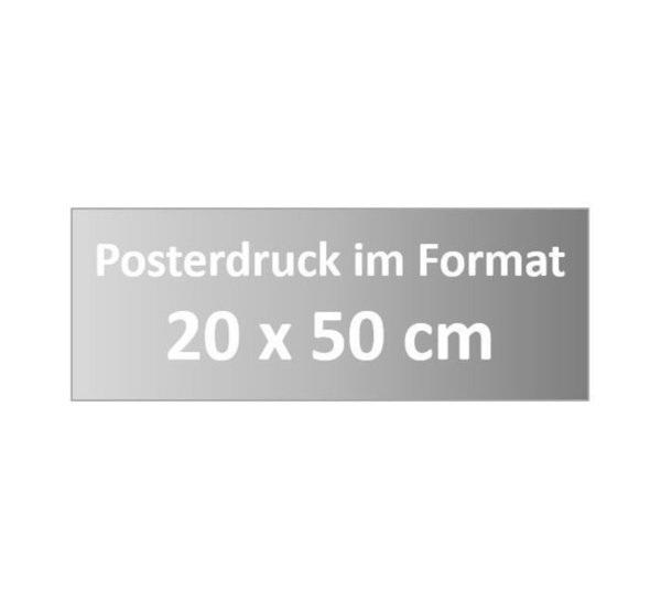 Posterdruck im Format 20 x 50 cm