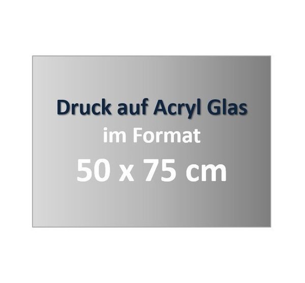 Druck auf Acrylglas im Format 50 x 75 x 0,3 cm