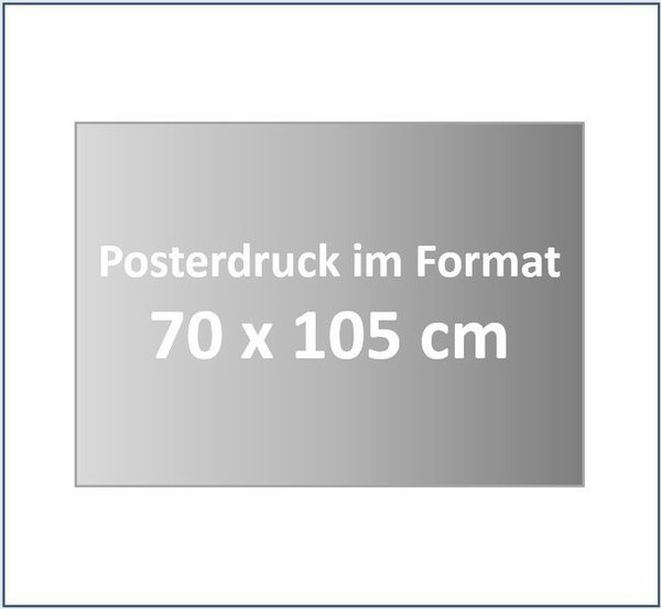 Posterdruck im Format 70 x 105 cm